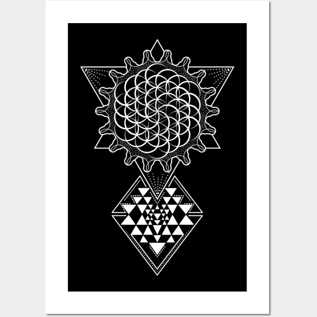 Seed of Life | Sacred Geometry Wall Art by CelestialStudio